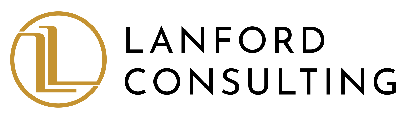 Lanford Logo Full Black Text